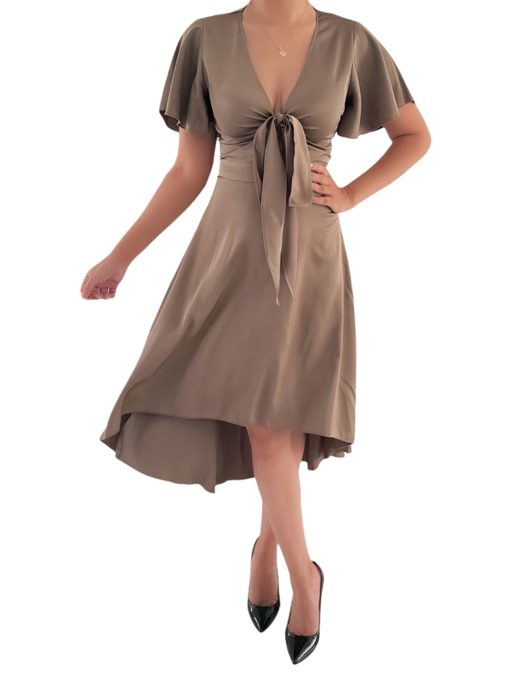 Amora Angel Sleeve Dress