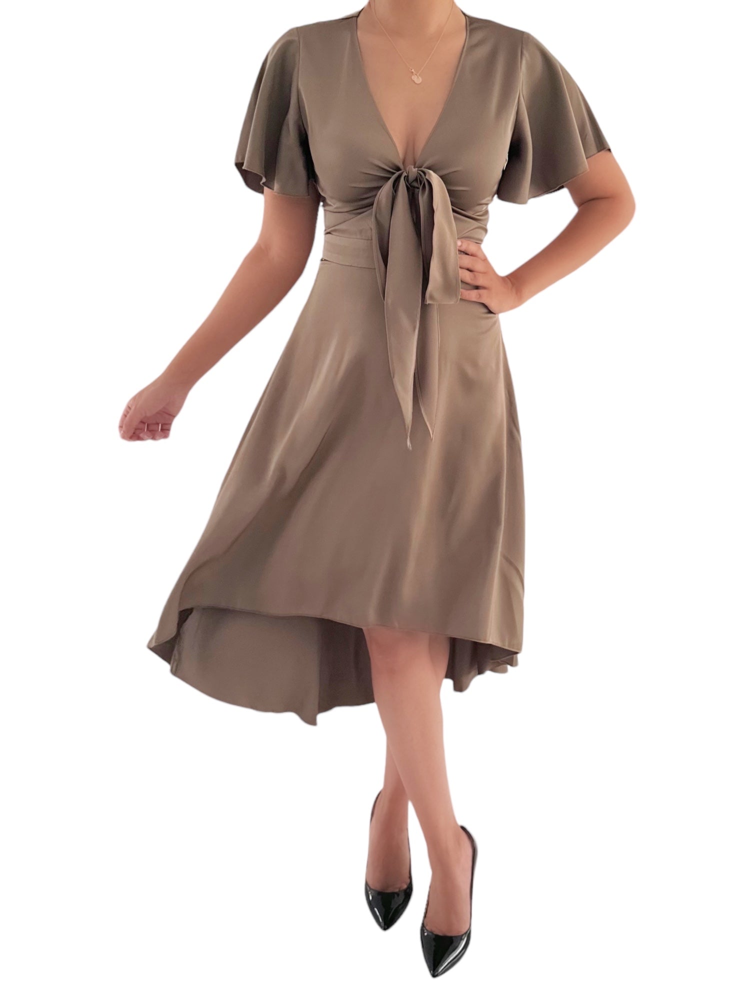 Amora Angel Sleeve Dress