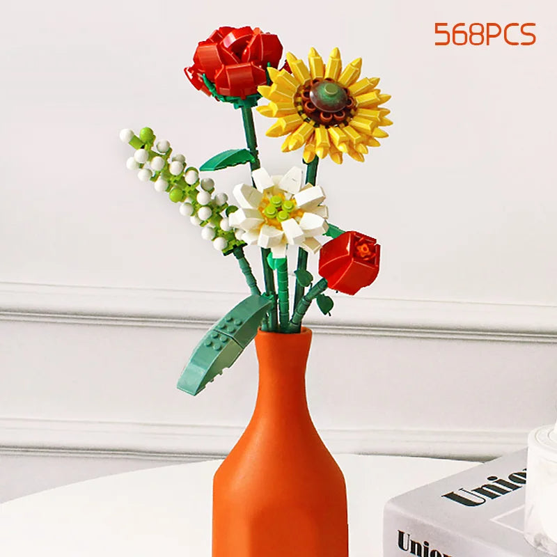 Romantischer Rosenblumenstrauß