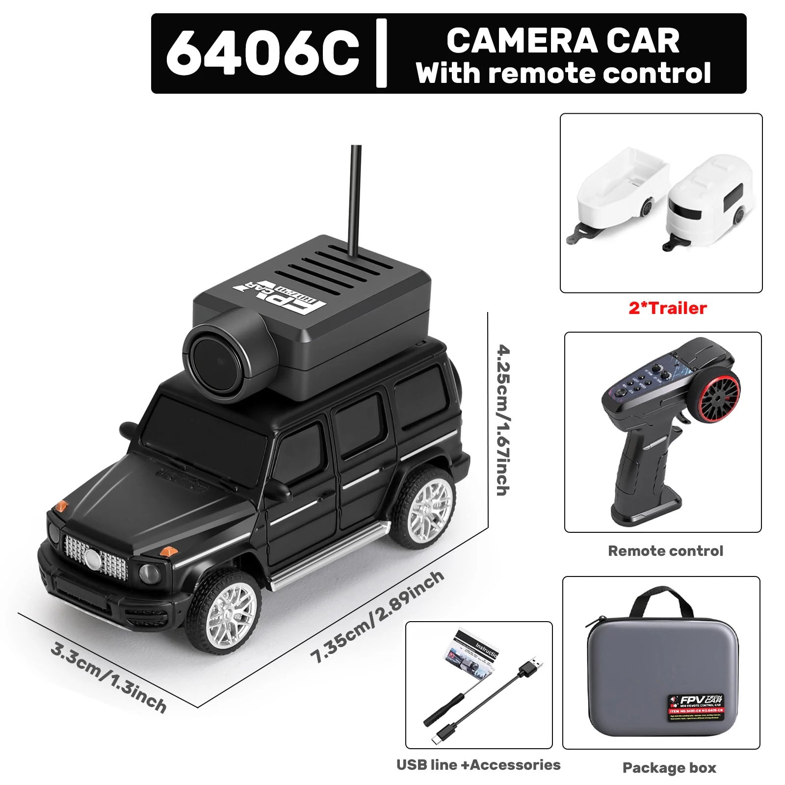 Mini RC Car with FPV Camera