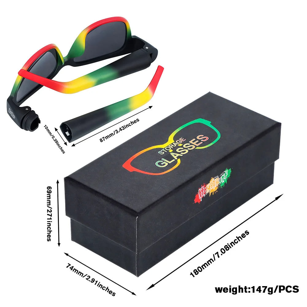 Versteckter Stauraum für Sonnenbrillen