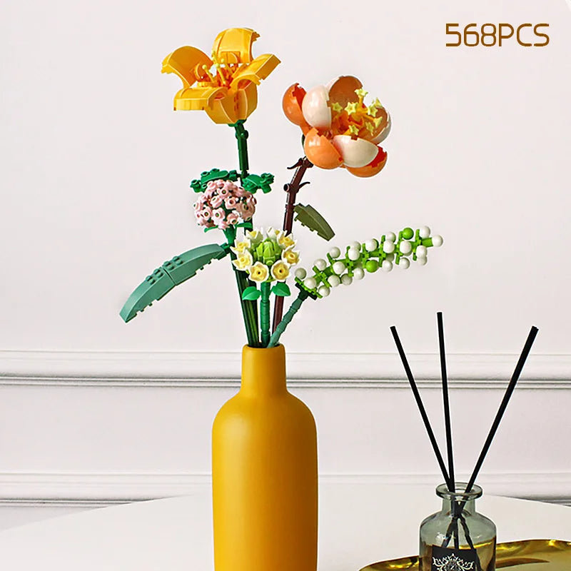 Romantischer Rosenblumenstrauß