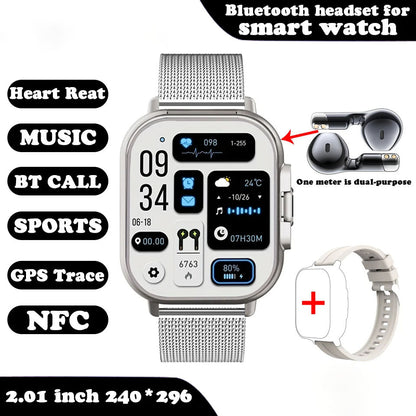 Smartwatch with Earbuds