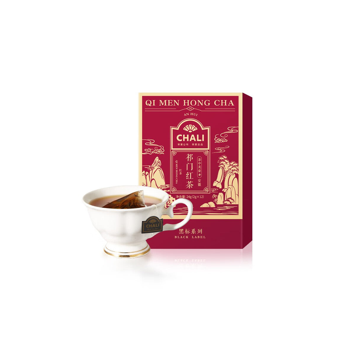Black Label Black Tea Series - Qi Men Hong Cha 24g (12 Tea Bags)-0