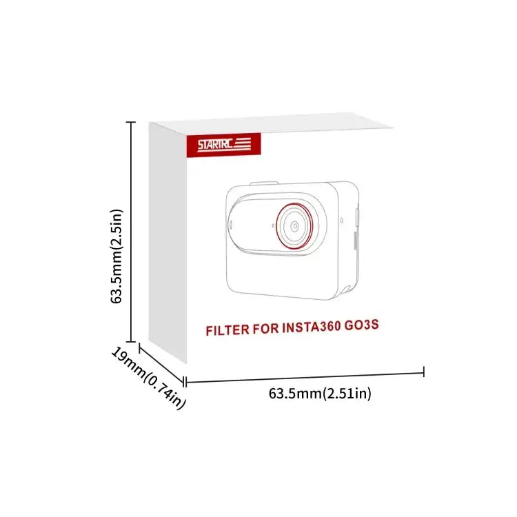 Insta360 GO3S STARTRC 4-i-1 ND8/ND16/ND32/ND64 ND-Filter
