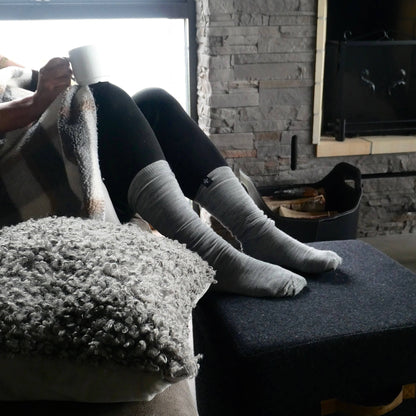 Ridstrumpa Allround Stengrå 75% Merinoull