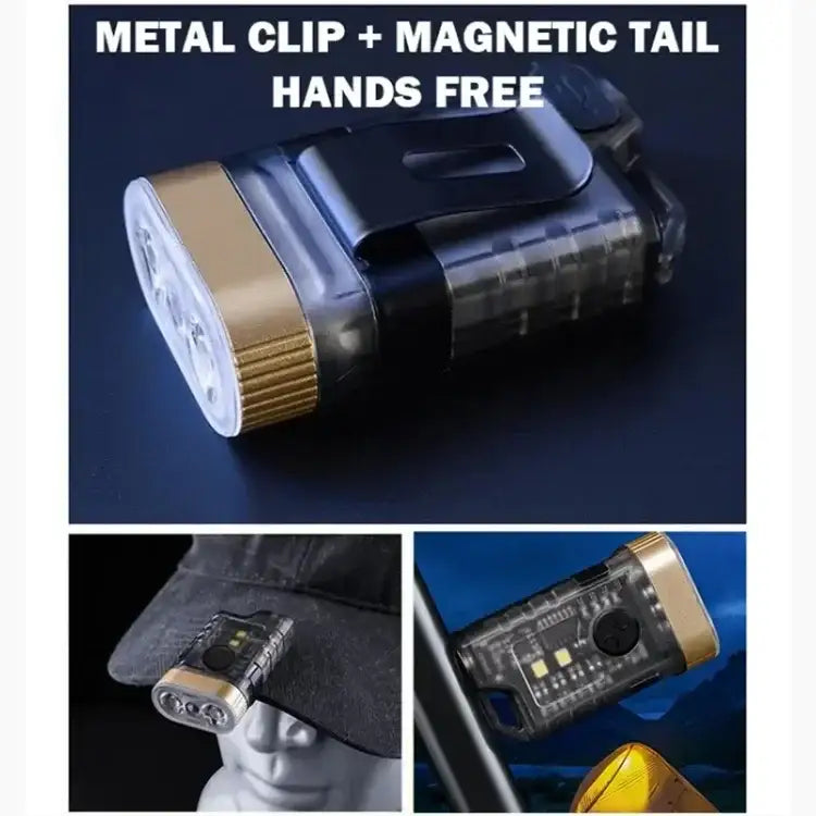 A11 Multi-funktion Mini LED Ficklampa