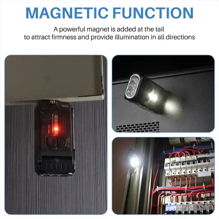 V15 EDC Ficklampa Multi-funktions Arbetslampa