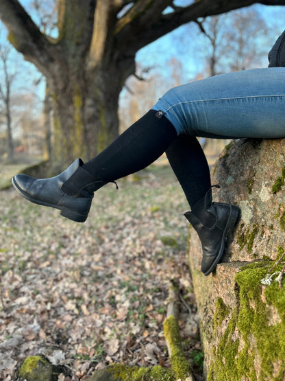 Ridstrumpa Allround Sleipner Svart 75% Merinoull