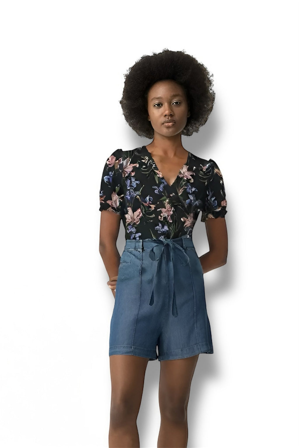 NOVA LUX SS BLAIR TOP AOP