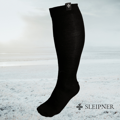 Ridstrumpa Allround Sleipner Svart 75% Merinoull