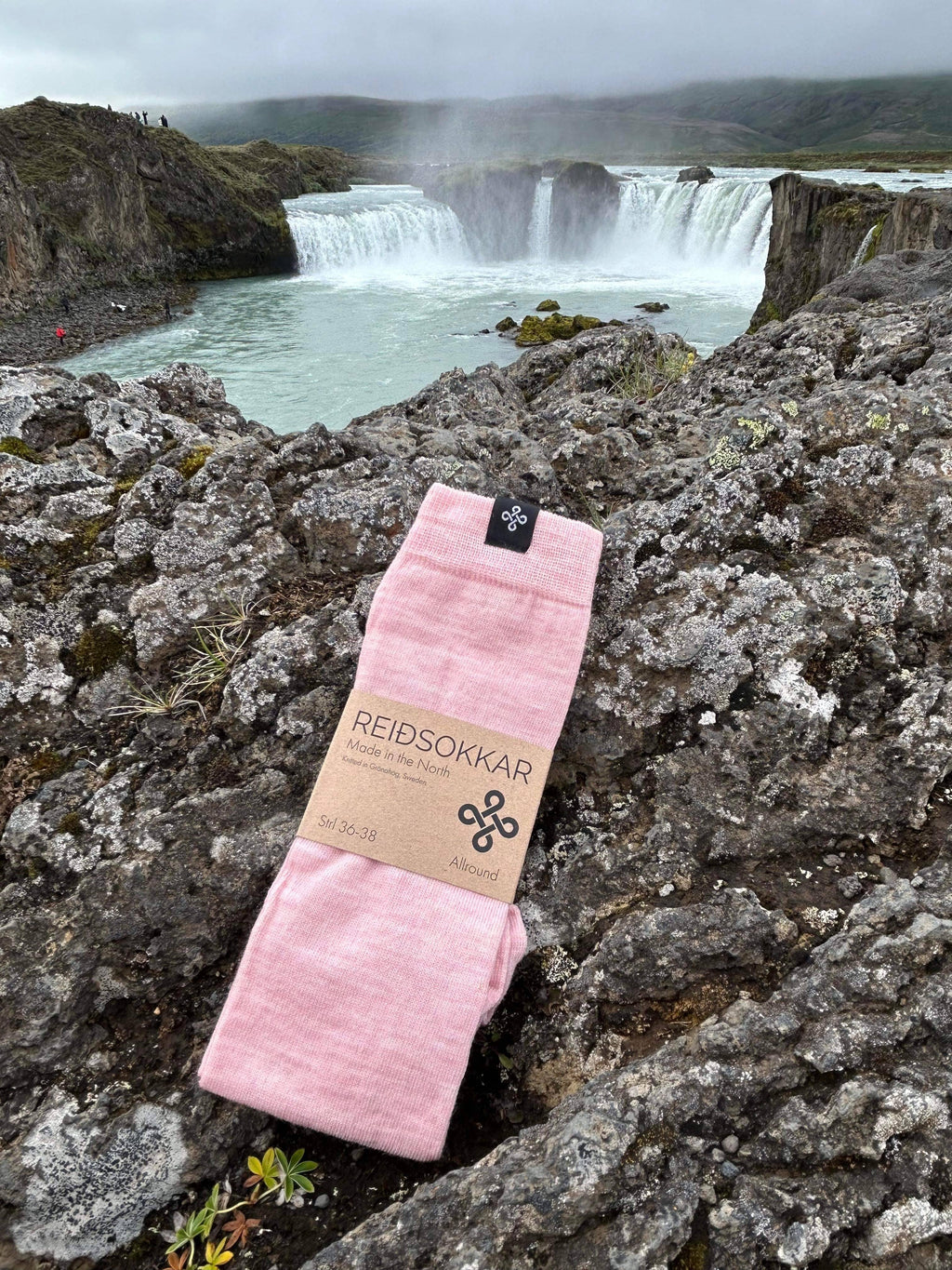 Ridstrumpa Allround Freja Rosa 75% Merinoull