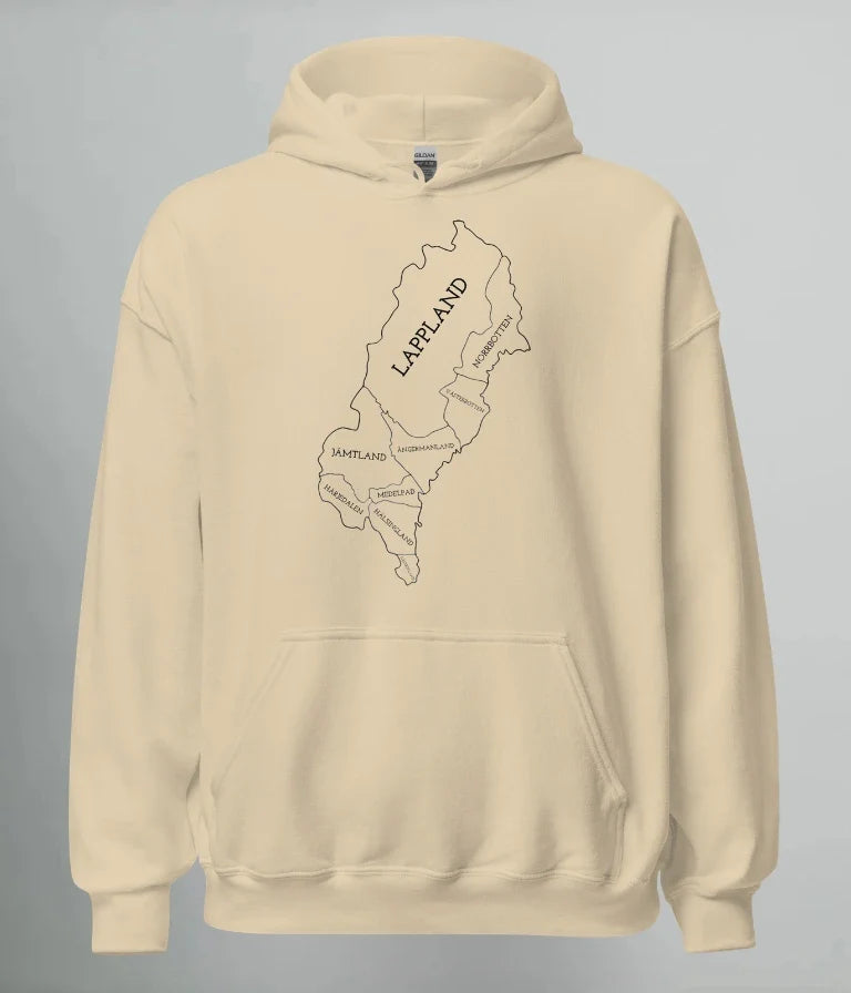 HOODIE NORRLANDS KARTA (DL)