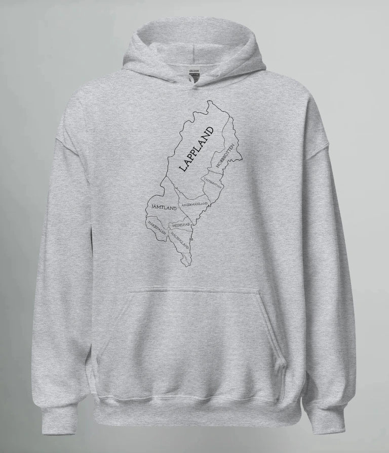 HOODIE NORRLANDS KARTA (DL)