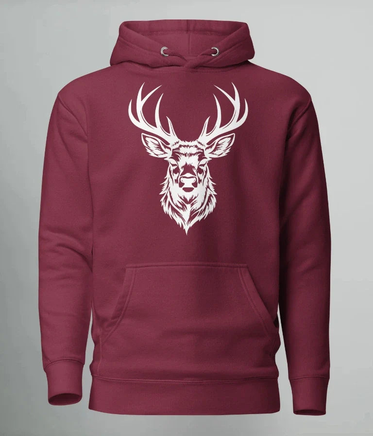 HOODIE WHITE DEER (PREMIUM)