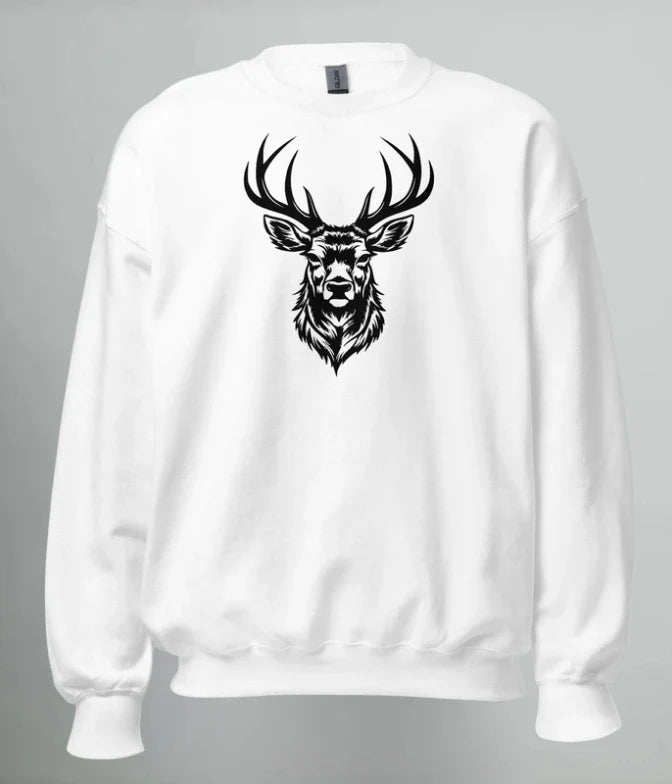 SWEATSHIRT BLACK DEER