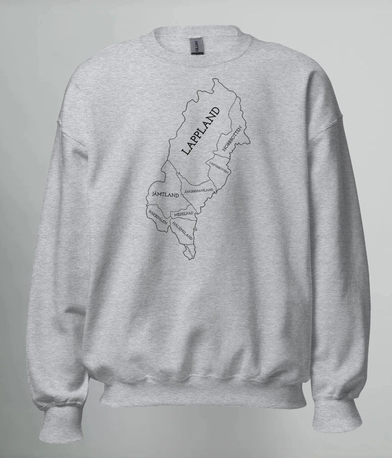 SWEATSHIRT NORRLANDS KARTA (DL)