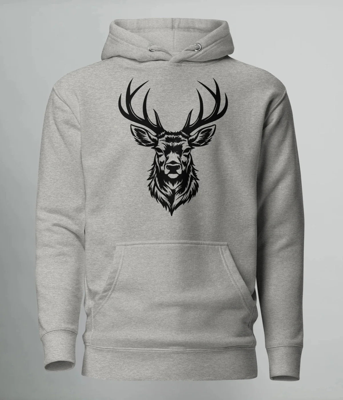 HOODIE NORTH BLACK DEER (PREMIUM)