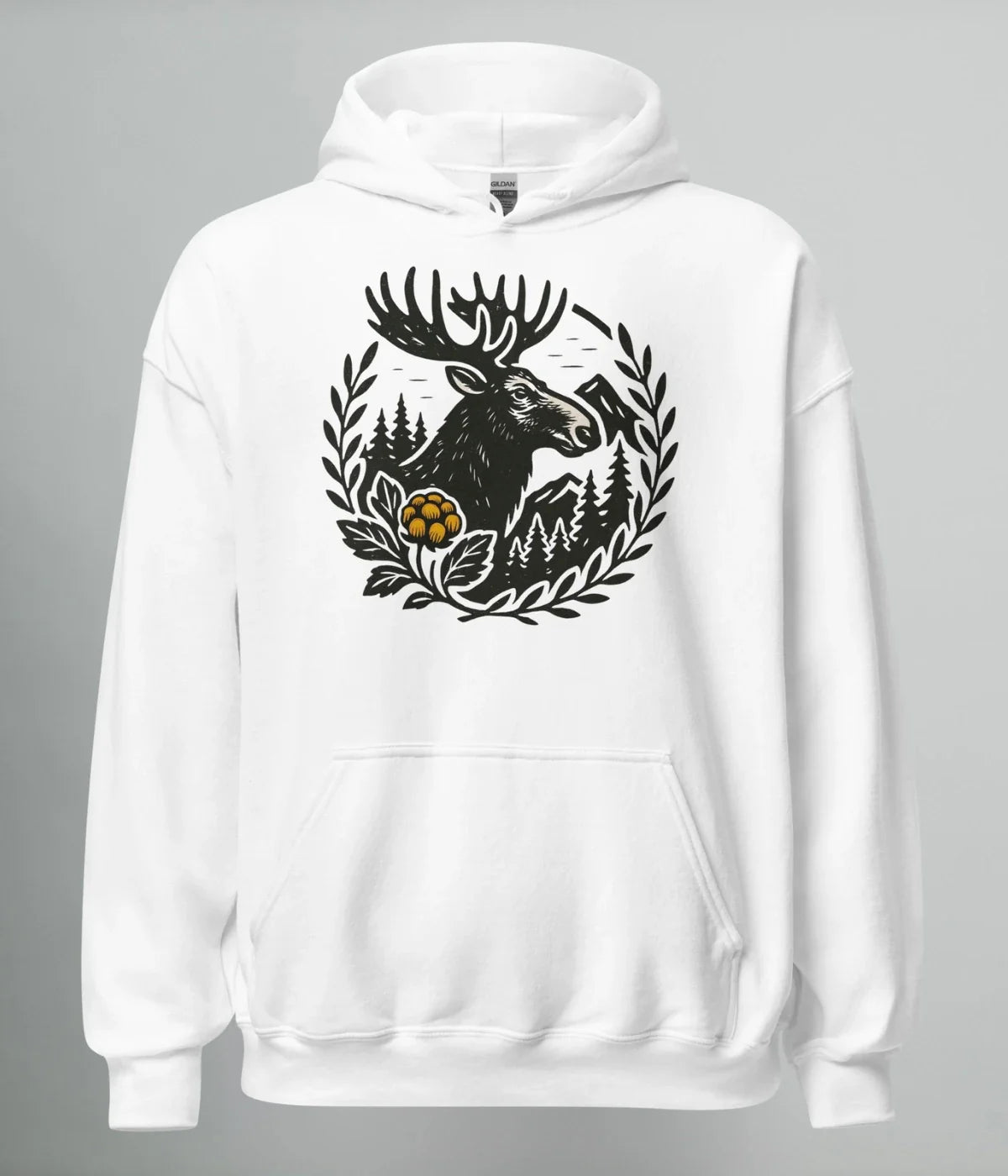 HOODIE NORRLANDS ÄLG & HJORTRON