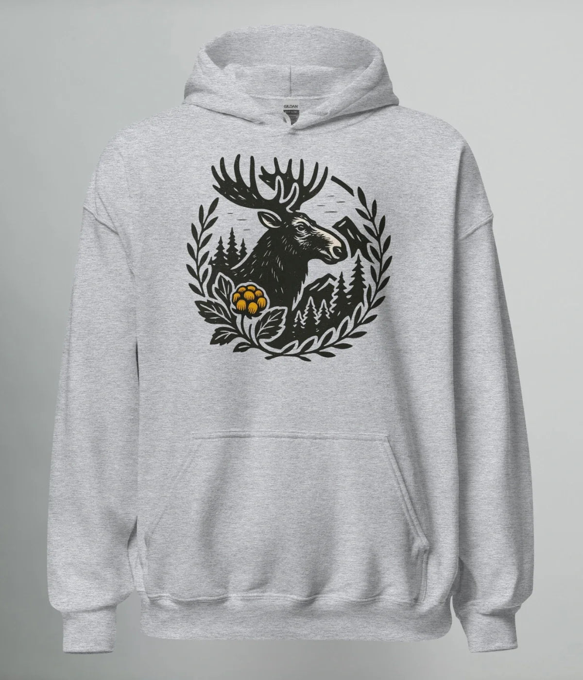 HOODIE NORRLANDS ÄLG & HJORTRON