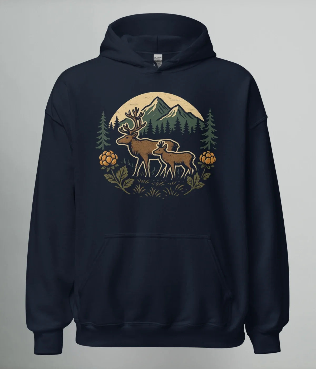 HOODIE NORRLANDS REN & HJORTRON