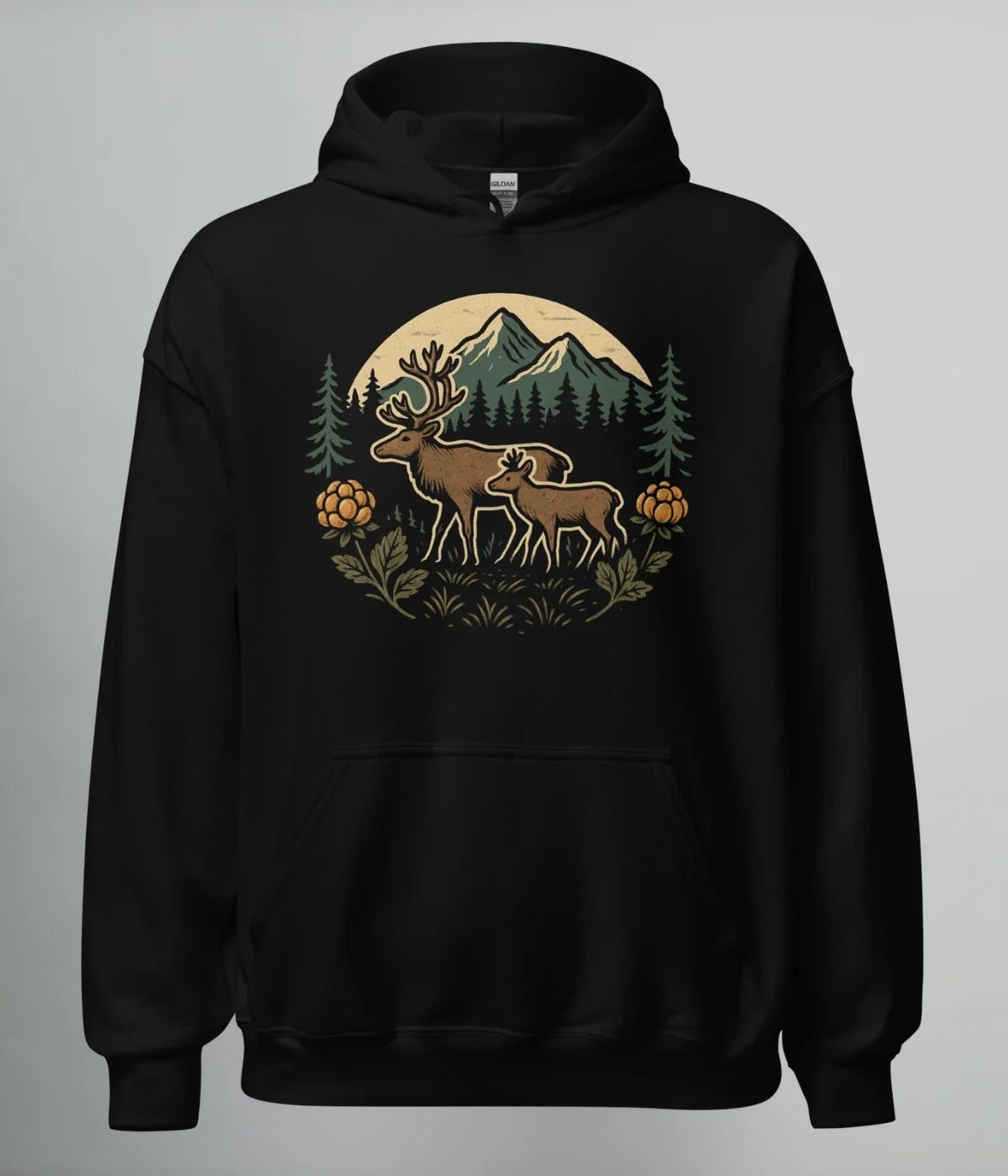 HOODIE NORRLANDS REN & HJORTRON