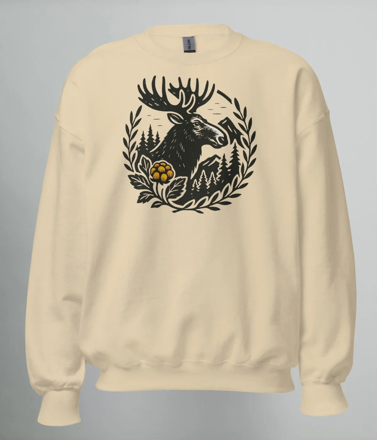 SWEATSHIRT NORRLANDS ÄLG & HJORTRON