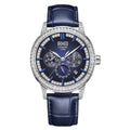 Men's Elegant Diamond Bezel Mechanical Watch