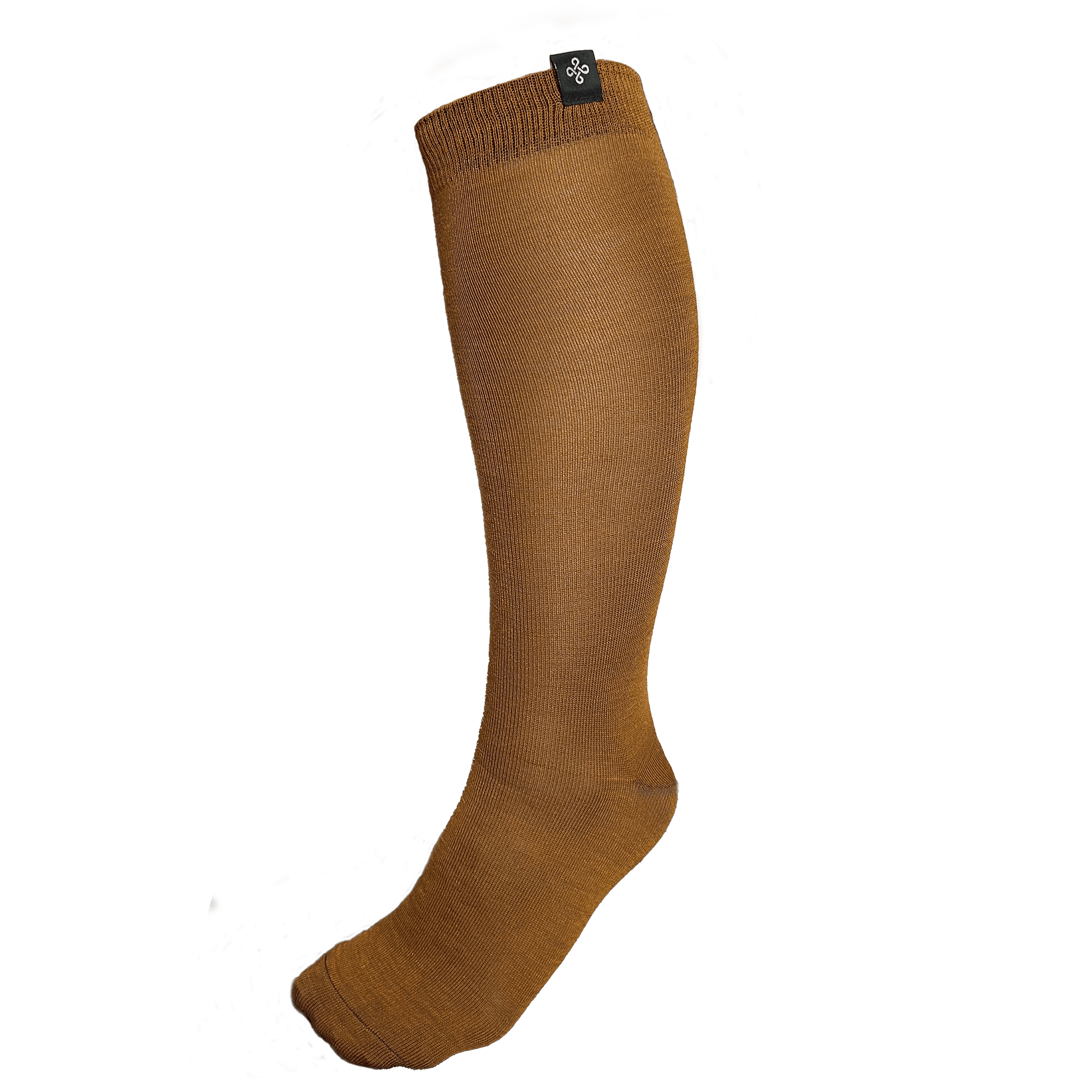 Ridstrumpa Allround Jordbrun 75 % Merinowolle