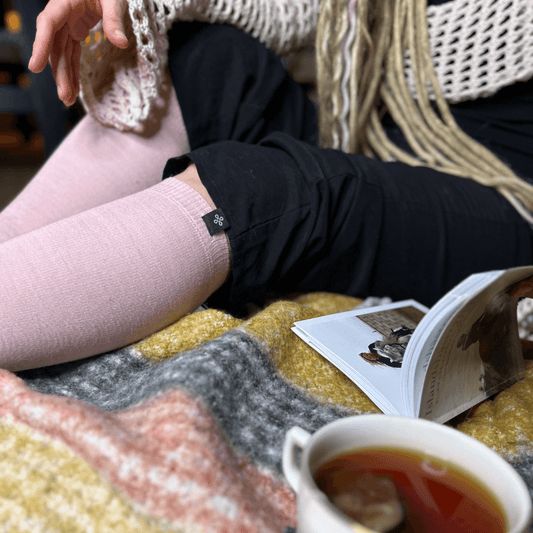 Ridstrumpa Allround Freja Rosa 75% Merinoull