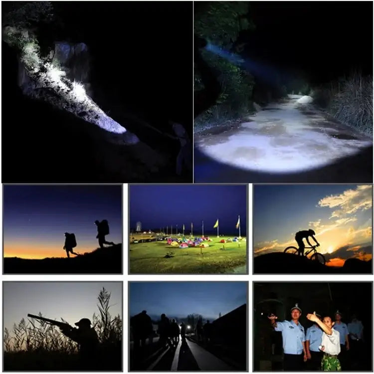 Zoombar LED Ficklampa 180 Lumen – Kompakt med Bältesclip