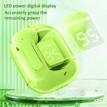 T2 Trådlösa Mini Hörlurar LED Ström Digital Display TWS Trådlösa