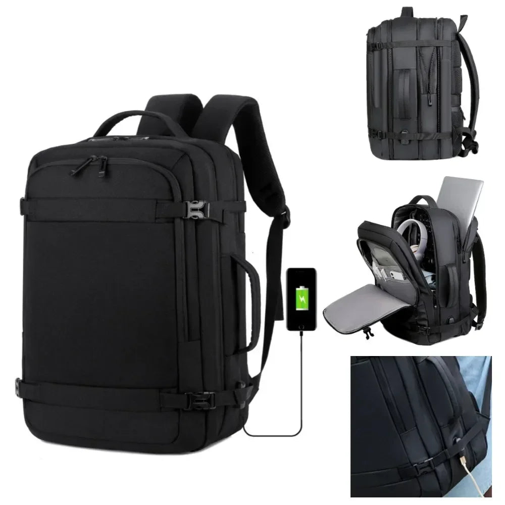 40-Liter-Rucksack mit wasserabweisendem USB-Ladeanschluss