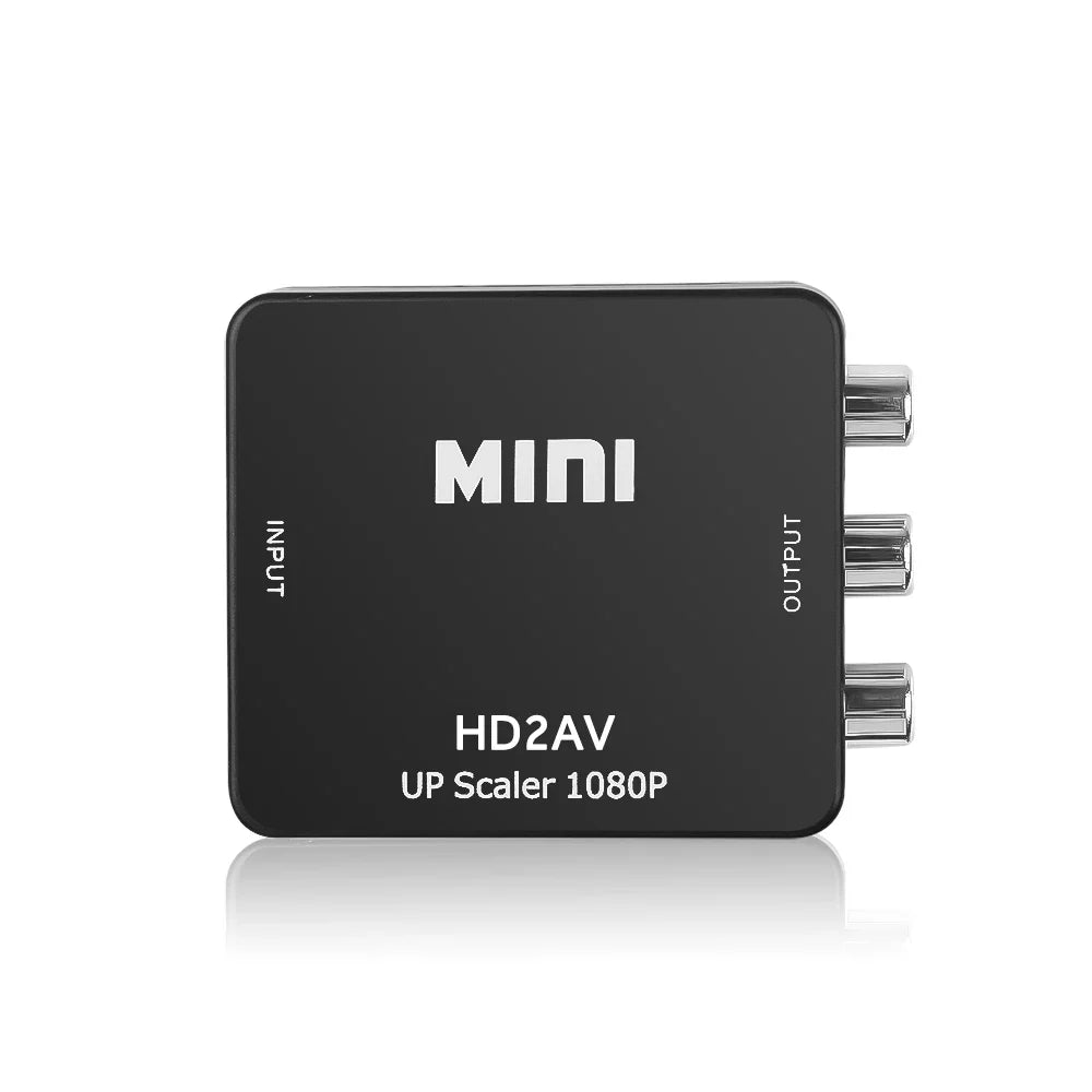 1080P HDMI to RCA AV Converter Adapter