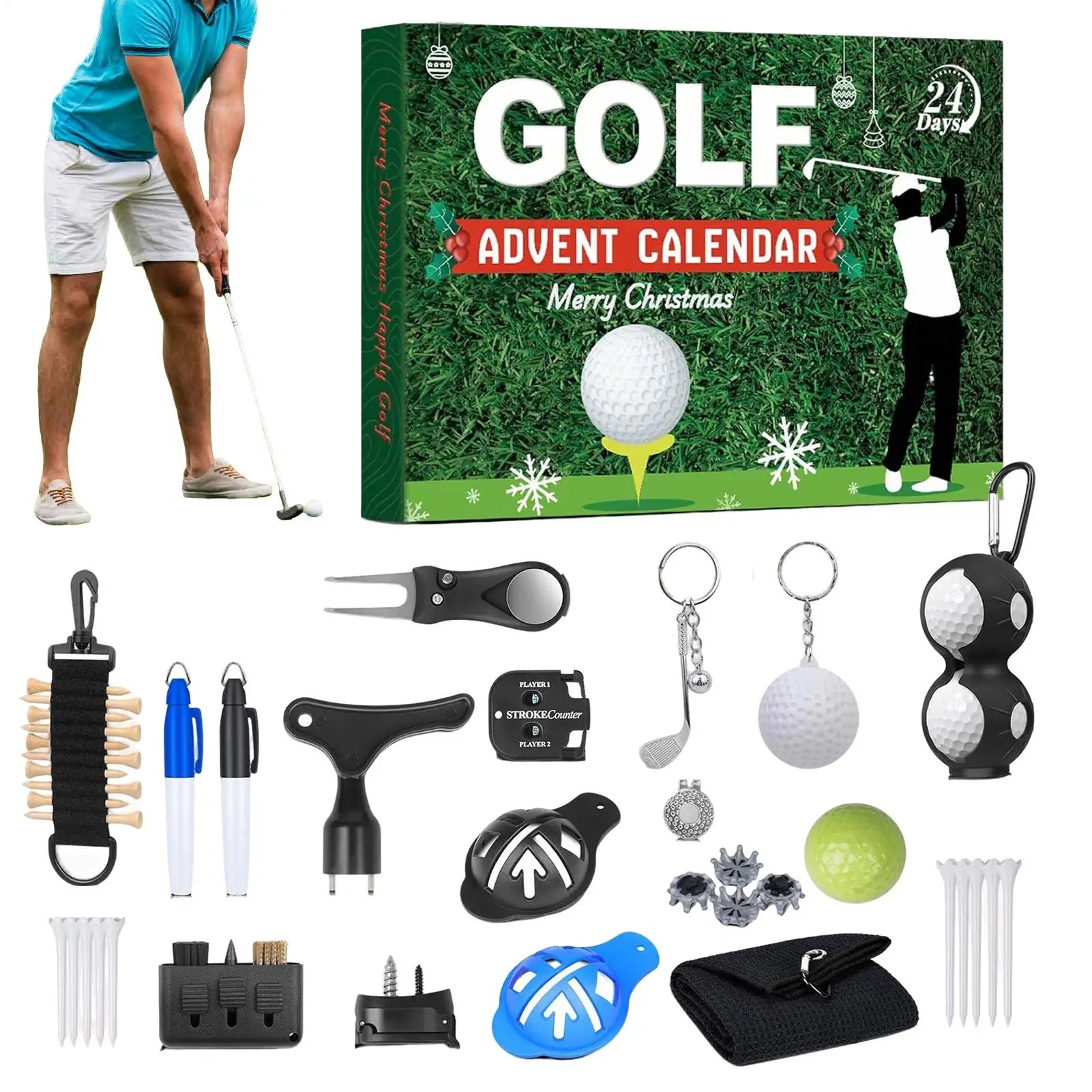 Golf-Adventskalender – 24 Tage voller Golf-Sets &amp; Zubehör