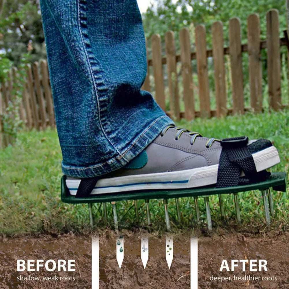 Grass Lawn Aerator Shoes
