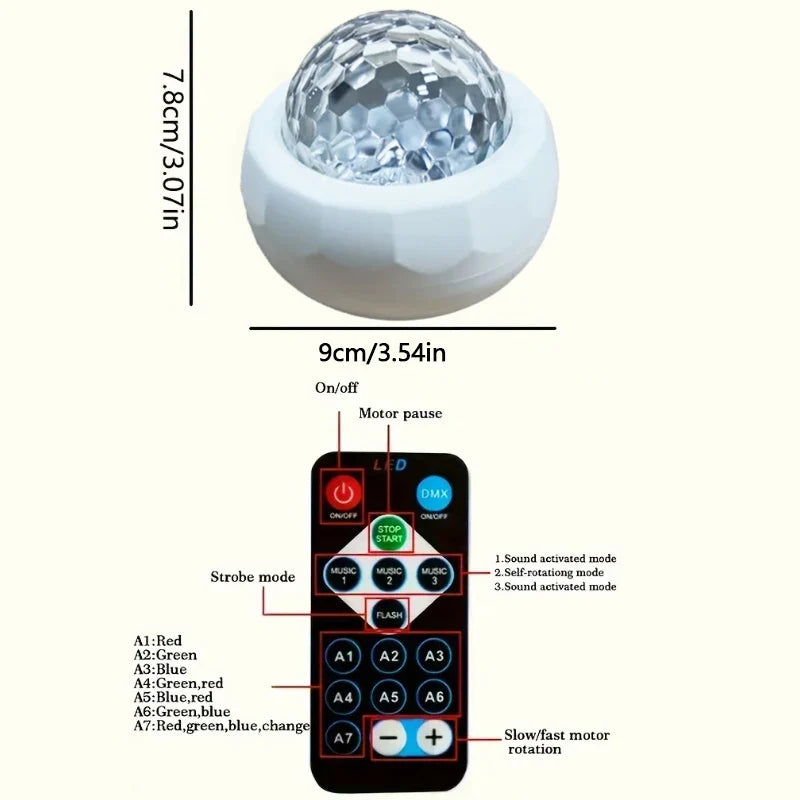 Norrsken Stjärnhimmel Projektorlampa LED Atmosfärsljus Natt