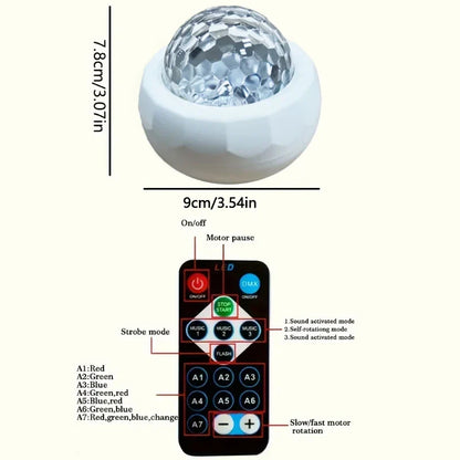 Norrsken Stjärnhimmel Projektorlampa LED Atmosfärsljus Natt