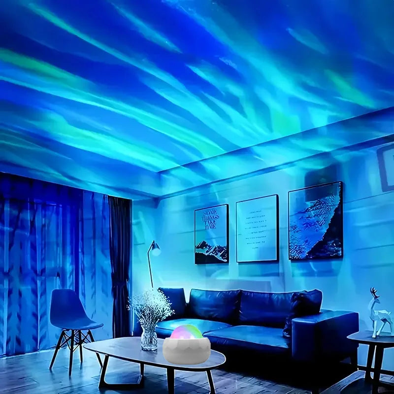 Norrsken Stjärnhimmel Projektorlampa LED Atmosphärsljus Natt