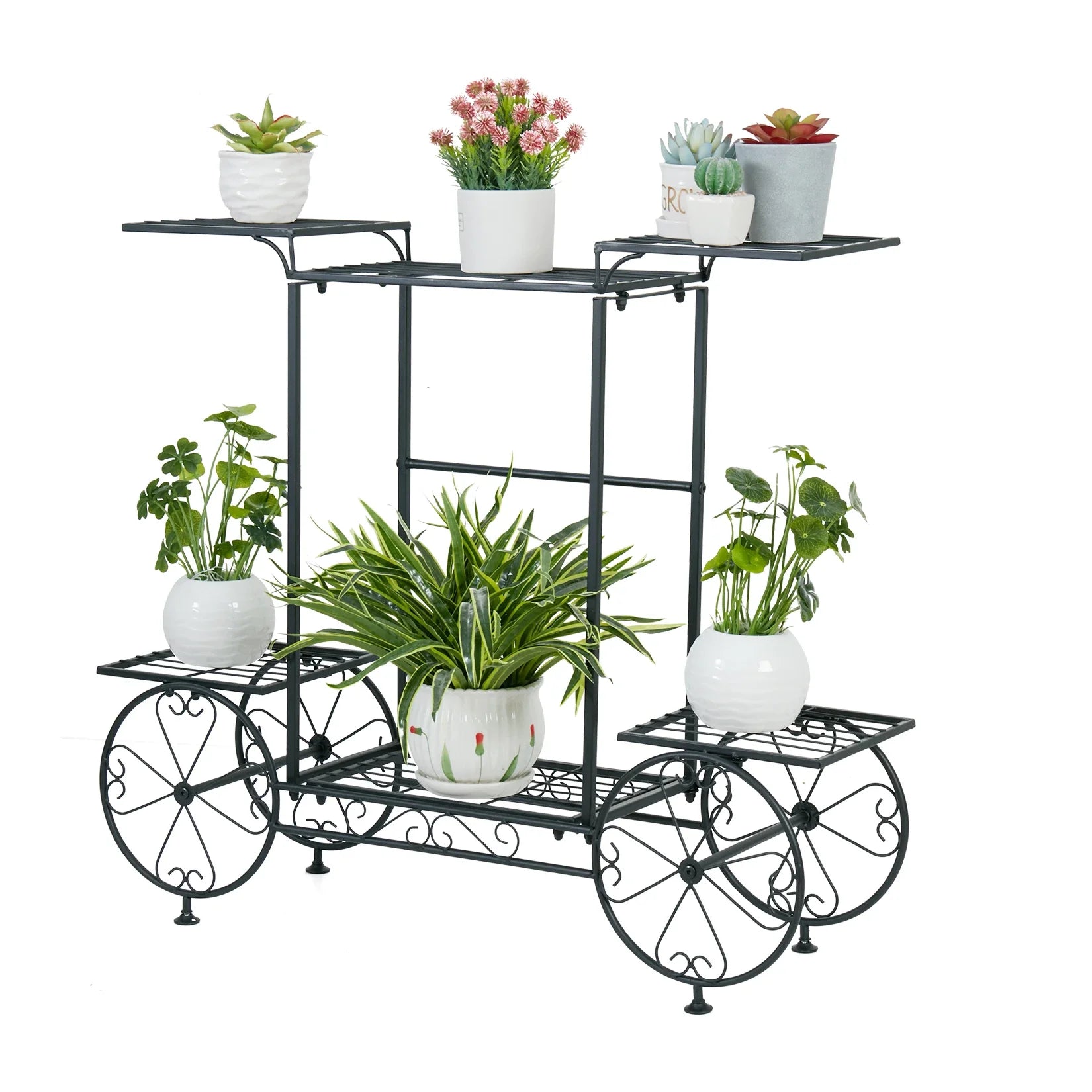Garden Plant Stand Trolley