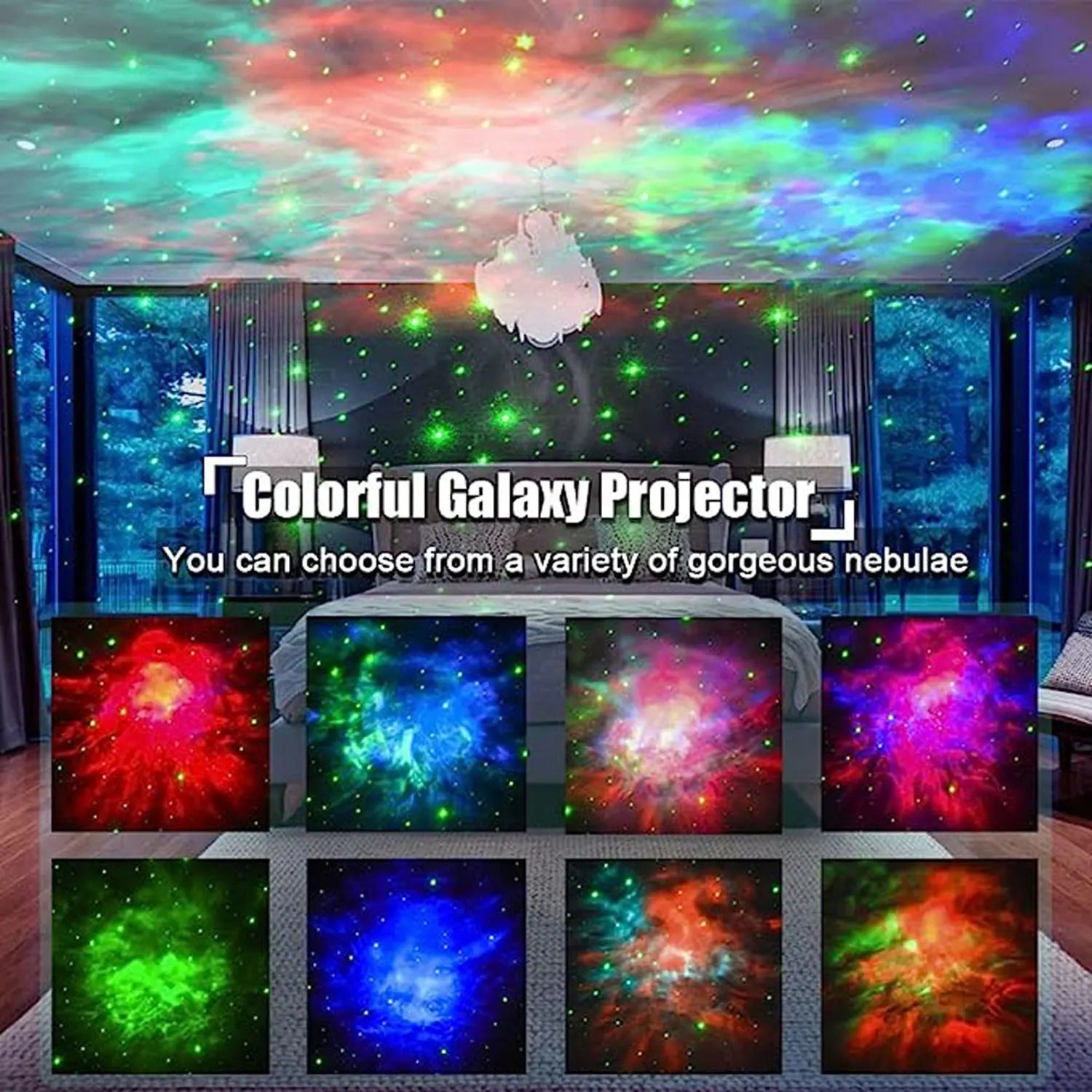 Galaxy Astronaut Night Light Projector