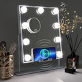 Bluetooth Lighted Vanity Mirror with Wireless Charging