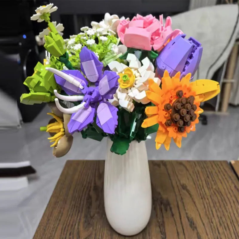 Flower Bouquet Building Block Advent Calendar 2025 – 24 Days of Festive Surprises