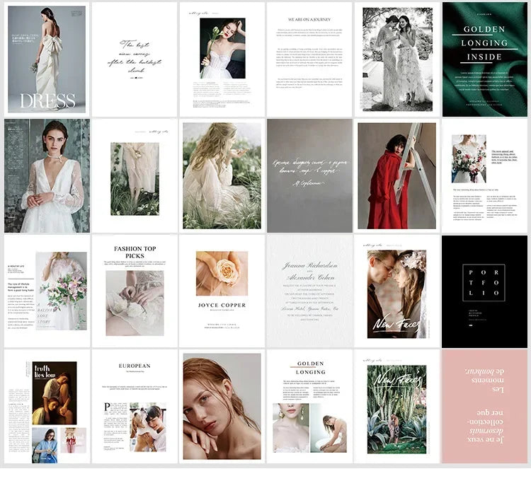 Decoration cards magazines print