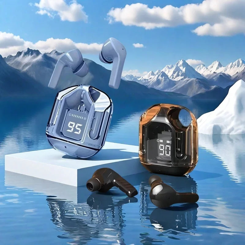 T2 Trådlösa Mini Hörgerät LED Ström Digital Display TWS Trådlösa