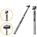 TELESIN 1,2 m Kolfiber Selfie Stick/Einbeinstativ mit 1/4 Zoll-Gänge