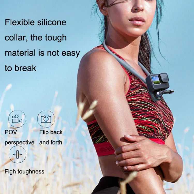 Telesin Magnetiskt Nackfäste för Actionkamera