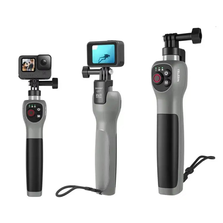 Telesin Selfiepinne Vattentät - 250-850mm med Fjärr till GoPro Hero13/12/11/Mini/10/9/8 Black / Max