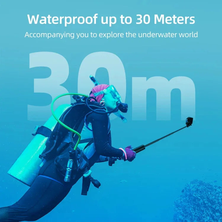 Telesin Flytande Selfiepin-Stativ 220 - 610 mm mit Stativ für GoPro