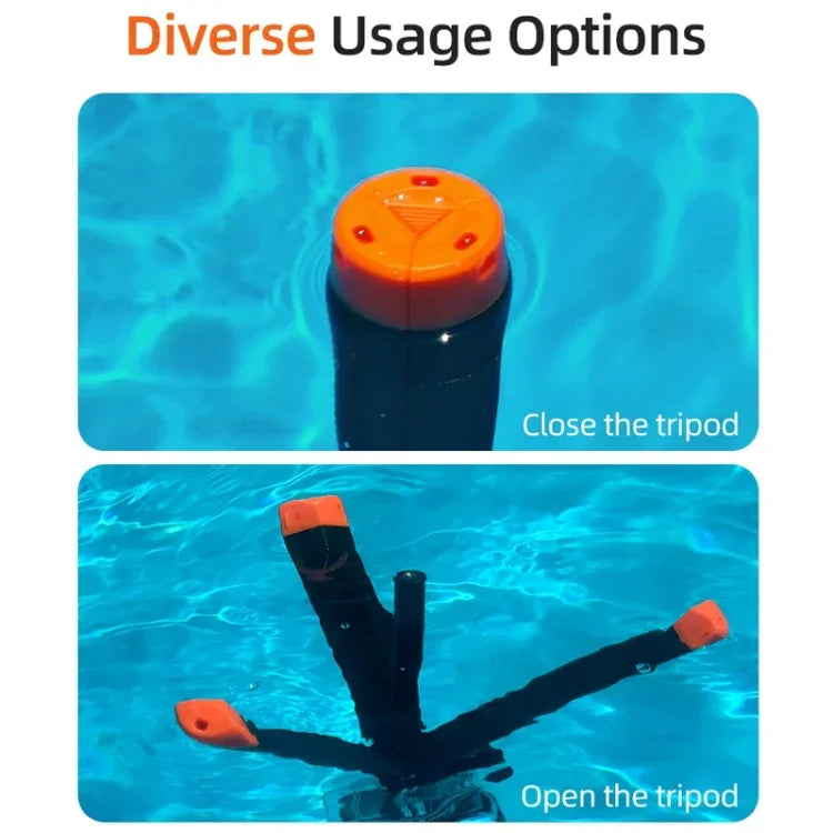 Telesin Flytande Selfiepin-Stativ 220 - 610 mm mit Stativ für GoPro